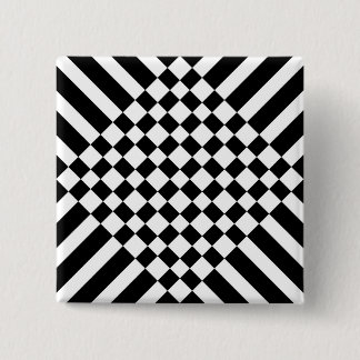 pseudo chess board 15 cm square badge