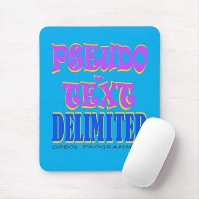 Pseudo-Text Delimiter in Cobol Programming Mouse Mat (With Mouse)