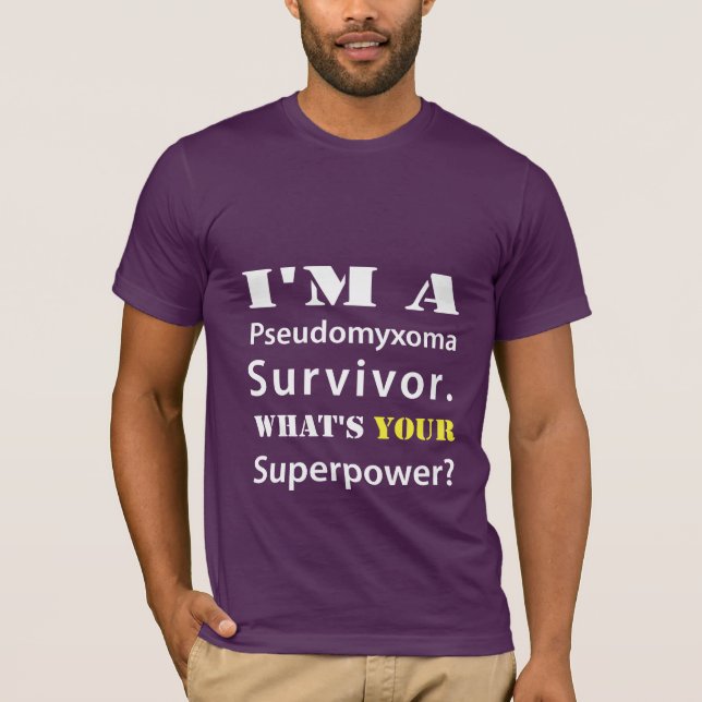 Pseudomyxoma superpowers T-Shirt (Front)