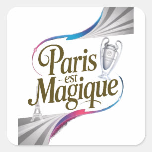 PSG Dominates Square Sticker