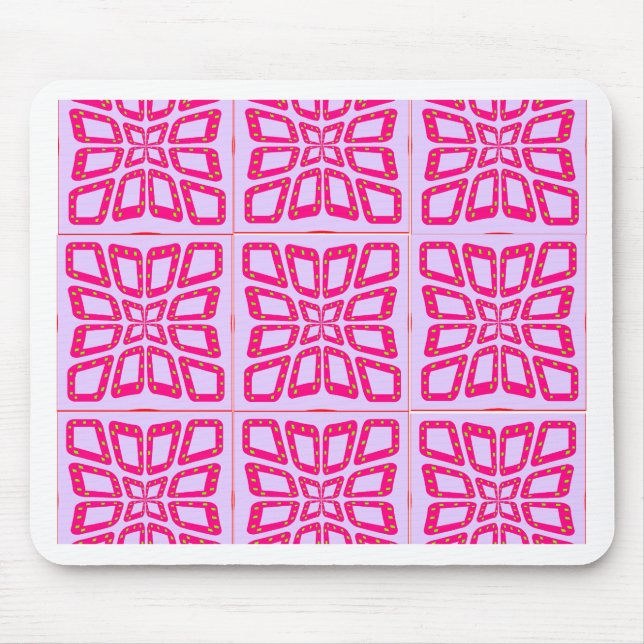 PSG Dots Pinched Tiles. Mouse Mat (Front)