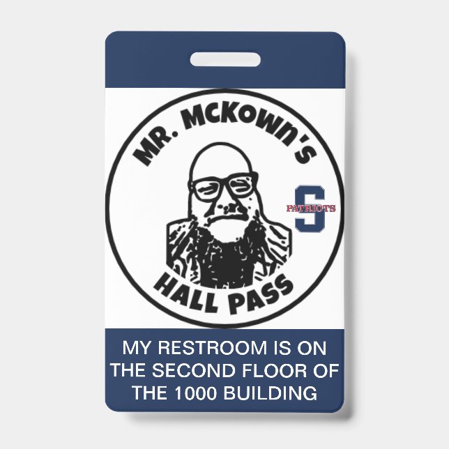 PSHS Hall Pass Badge ID Badge (Front)