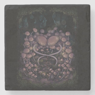 Psilocybe Allenii Stone Coaster