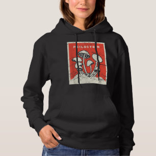 Psilocybin Retro Psychedelic Magic Mushrooms Hoodie