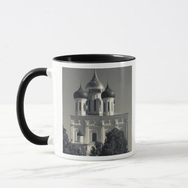 Pskov Kremlin and Trinity Cathedral Mug (Left)