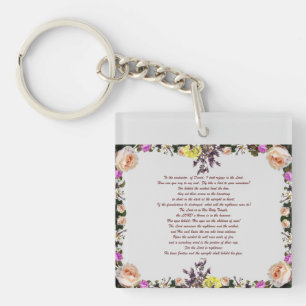 PSLAM-11ת The lord is in his holy temple, Key Ring