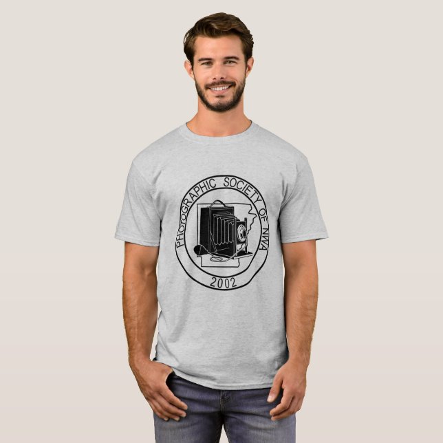 PSNWA Crest T-shirt Grey (Front Full)