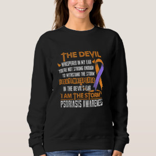 Psoriasis Awareness I am the Storm Devil Tank Top