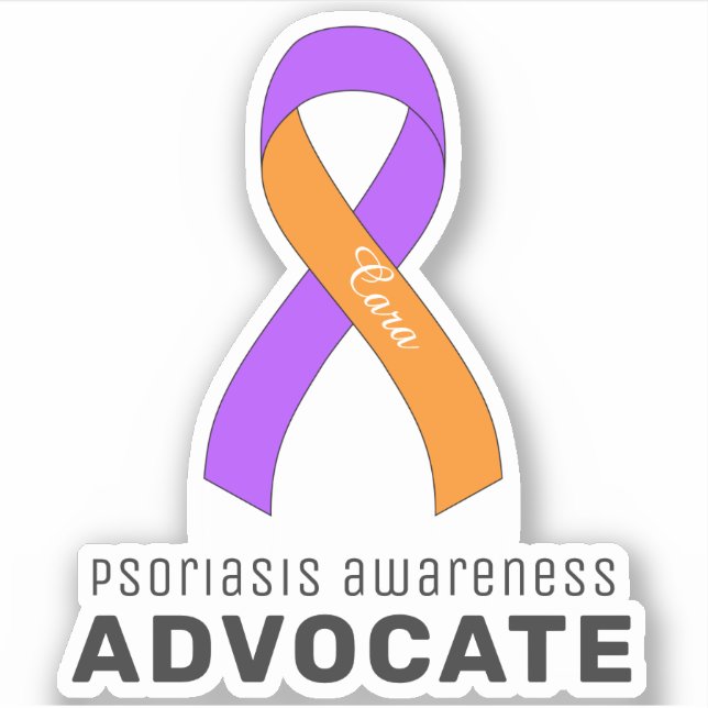 Psoriasis Awareness Vinyl Sticker (Front)