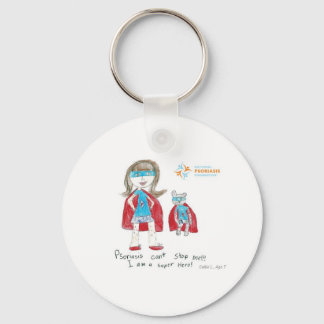 "Psoriasis can't stop me" Key Ring