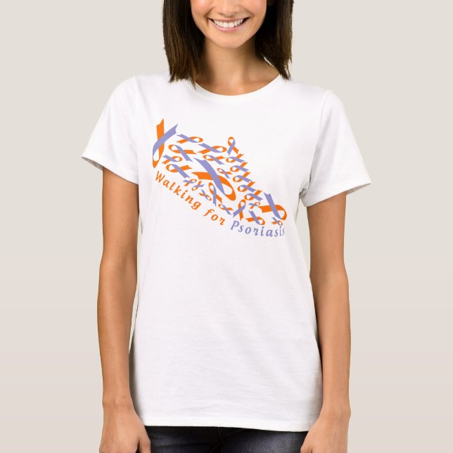 psoriasis shoes T-Shirt (Front)