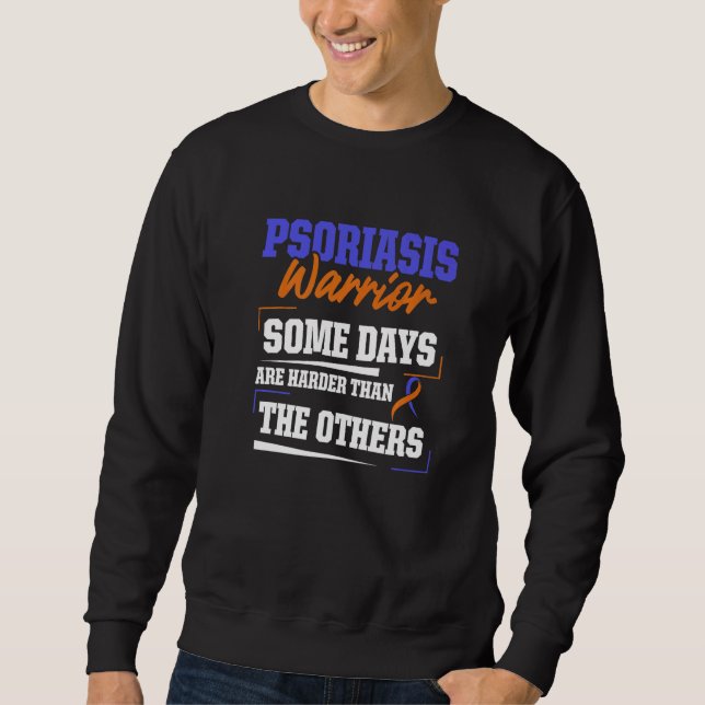 Psoriasis Survivor Instructions Warrior   Sweatshirt (Front)
