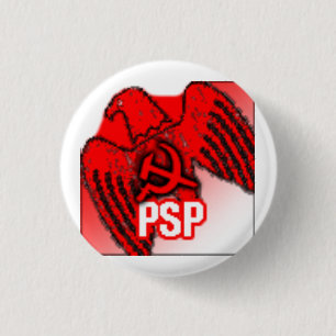 PSP Party Logo 3 Cm Round Badge