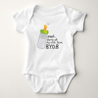 PSST. Party At My Crib. 3AM BYOB Baby Bodysuit