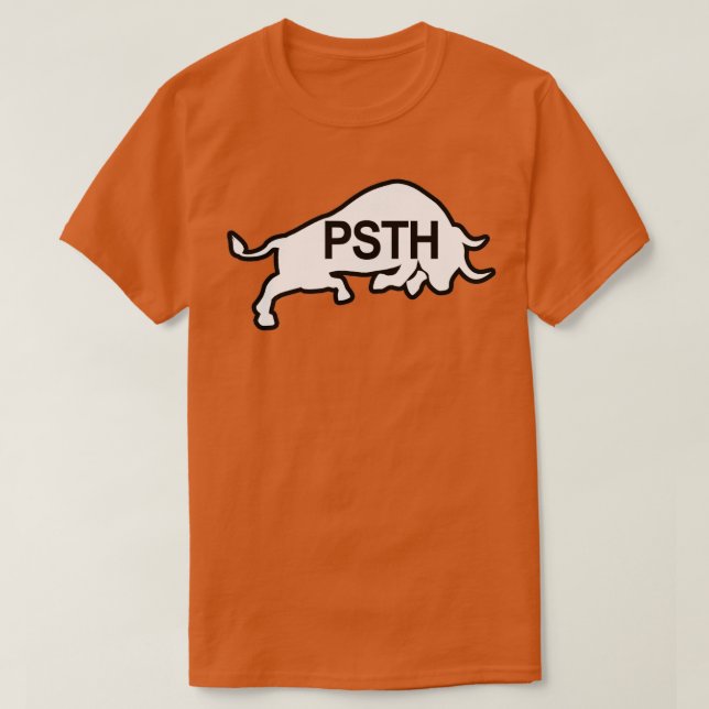 PSTH Black ampamp White T-Shirt (Design Front)