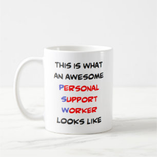 psw, personal service worker, awesome coffee mug