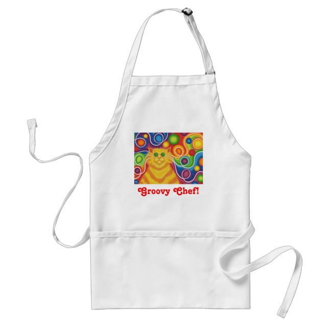 Psy-cat-delic 'Groovy Chef' apron (Front)