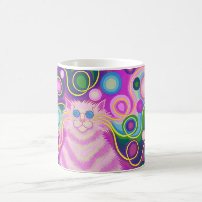 Psy-cat-delic Pink mug (Center)
