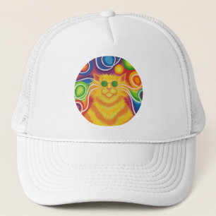 Psy-cat-delic trucker hat
