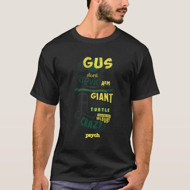 Psych Gus Don'T Be Hooded T-Shirt (Front)