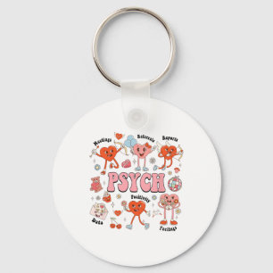 Psych Health Valentines Mental Health Valentine Sc Key Ring