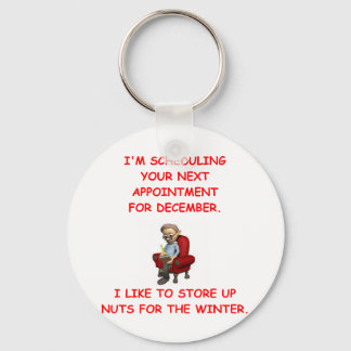 psych joke key ring