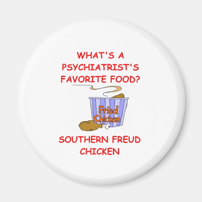 PSYCH joke Magnet (Front)