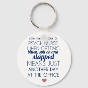 Psych Nurse Key Ring
