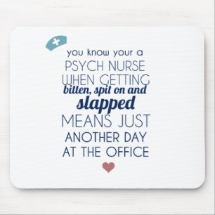 Psych Nurse Mouse Mat