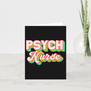 Psych Nurse Psychiatric Nursing Department Mental Card