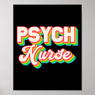 Psych Nurse Psychiatric Nursing Department Mental Poster