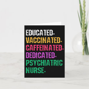 Psych Nurse Psychiatric Nursing Mental Health Nurs Card