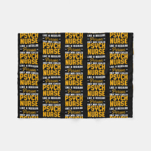 Psych Nurse Psychiatric Nursing RN  Fleece Blanket