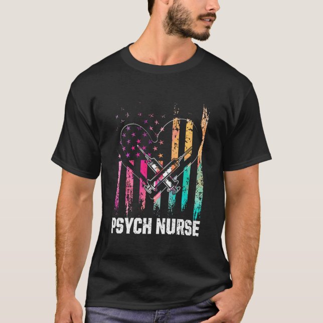 Psych Nurse Psychiatric Nursing Rn T-Shirt (Front)