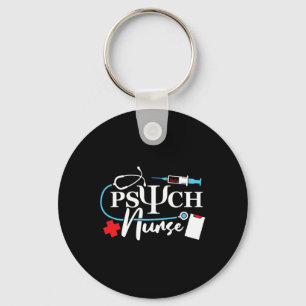 Psych Nurse Psychology Nursing Psychiatric Mental Key Ring