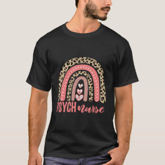 Psych Nurse Rainbow Psychiatric Tal Health Nurse T-Shirt