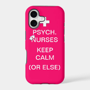 Psych Nurses Keep Calm /Bubble Gum Pink