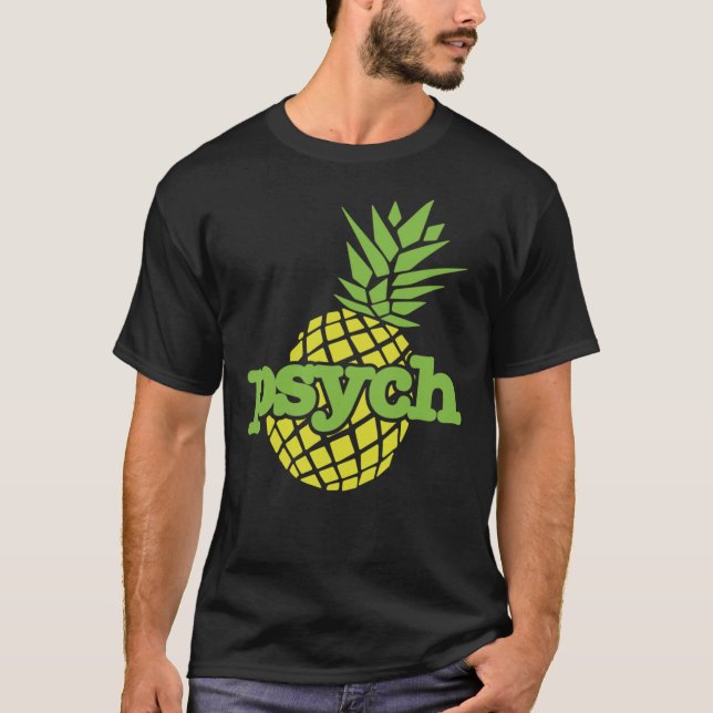 Psych Pineapple Essential T-Shirt (Front)