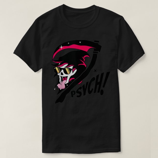 Psych Red Reaper Design  T-Shirt (Design Front)