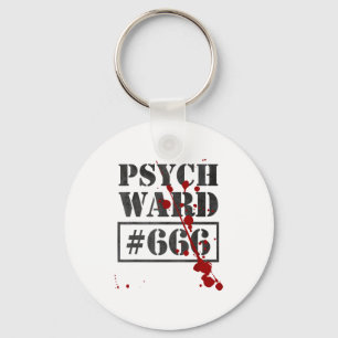 Psych Ward _ Funny Prisoner Costume Inmate Vintage Key Ring