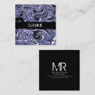 Psychadelic Abstract DJ Business Music Producer Square Business Card