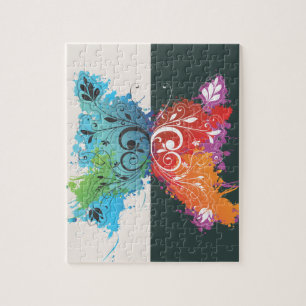 Psychadelic Butterfly Jigsaw Puzzle