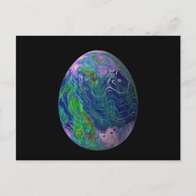 Psychadelic Egg 7 Postcard (Front)