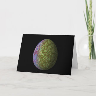 Psychadelic Egg 8 Holiday Card