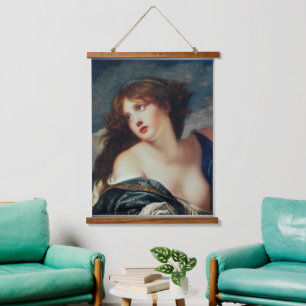 Psyche by Jean-Baptiste Greuze Hanging Tapestry