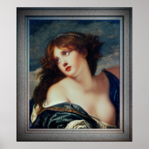 Psyche by Jean-Baptiste Greuze Poster
