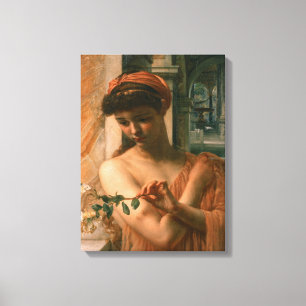 Psyche in the Temple of Love (by Edward Poynter) Canvas Print