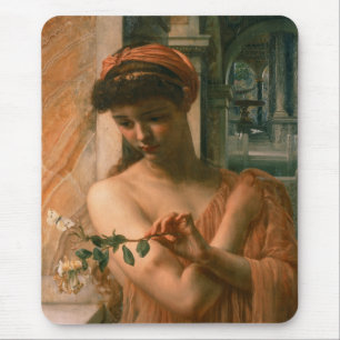 Psyche in the Temple of Love (by Edward Poynter) Mouse Mat