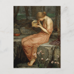Psyche Opening the Golden Box Waterhouse Card