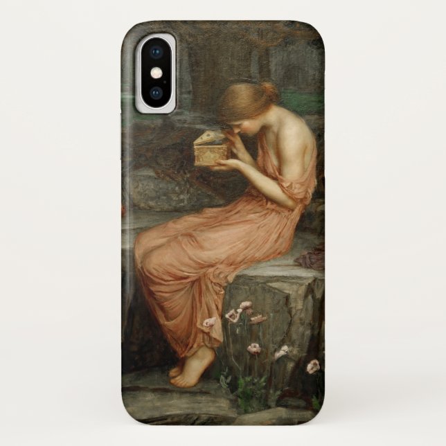 Psyche Opening the Golden Box Waterhouse Painting  Case-Mate iPhone Case (Back)